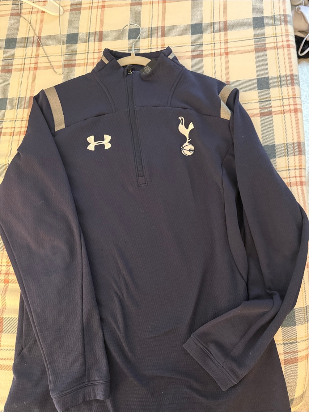 Under Armour Navy Tottenham Hotspur Quarter-Zip Training Top